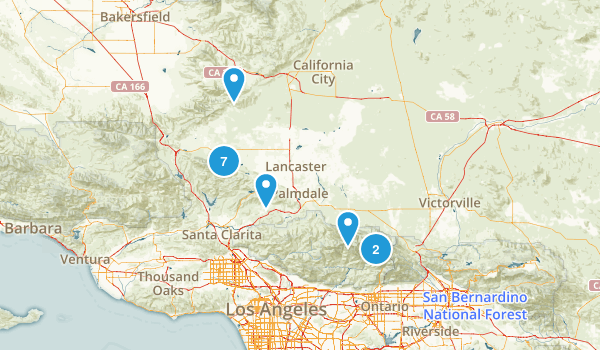 Local Day Hikes Map