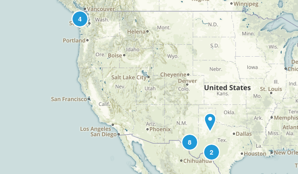 Trails I Want to Hike Map