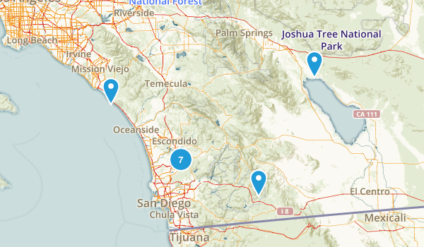 Hikes to go on Map