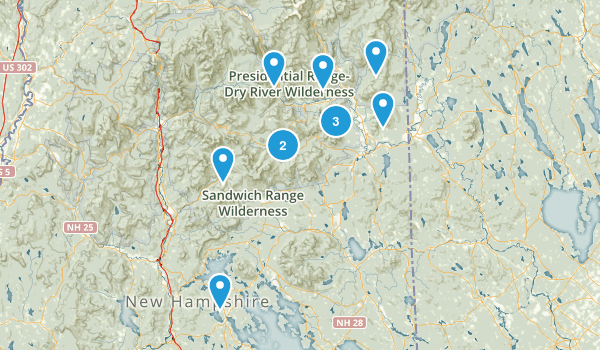 To Be Completed + Easy + White Mts Map