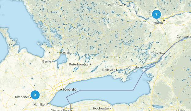 want to hike Map
