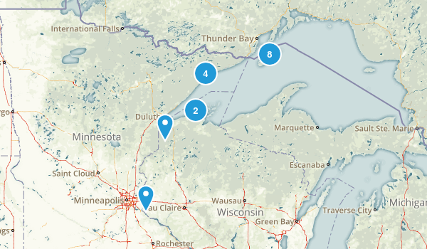 Minnesota - Superior Hikes Map