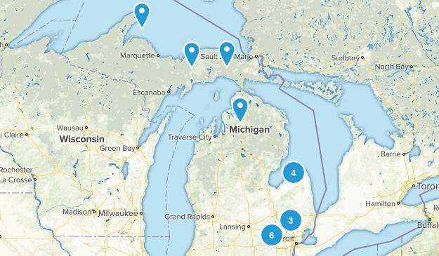 Day Hikes Map