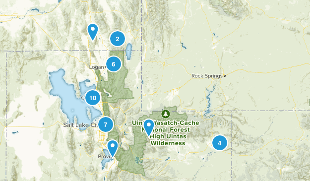 utah hikes to try Map