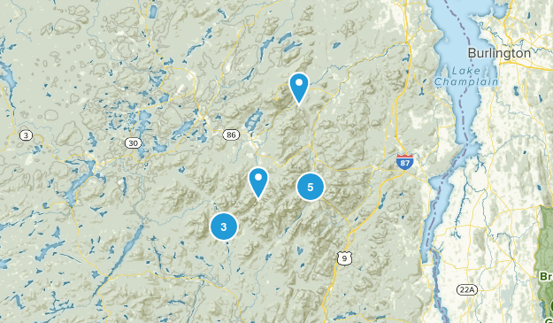 High Peaks Map