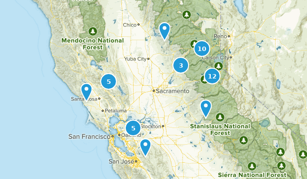 Day Hikes Map