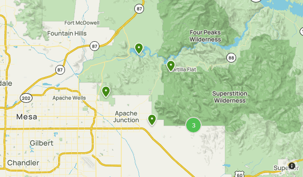 Superstition 2024 mountains map