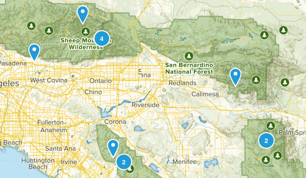 Socal Peaks Map