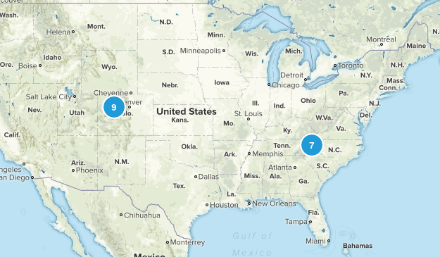 backpacking Map