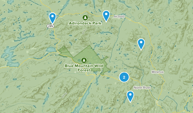indian lake Map