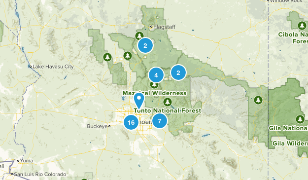 trails to hike 2018 Map