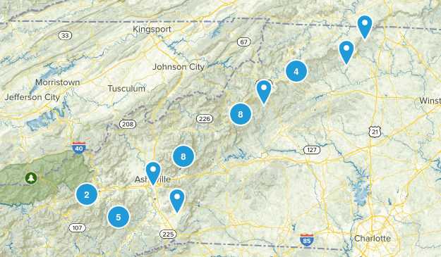 Blue Ridge Parkway Map