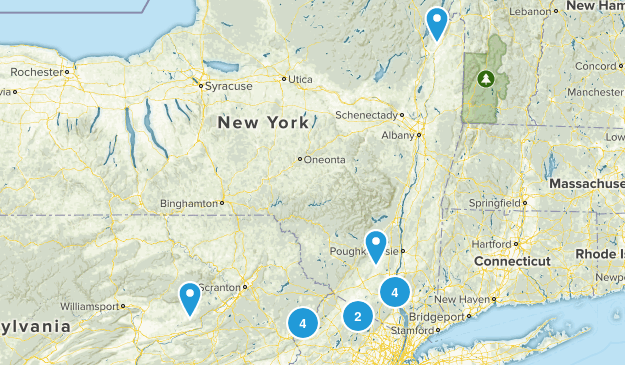 Hikes I want to do Map