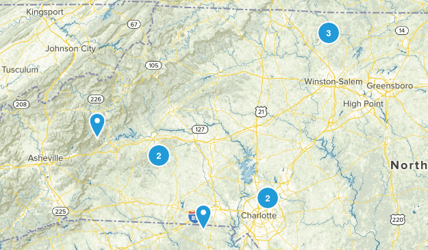 2016 hikes Map