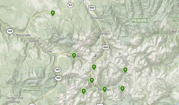 Ouray, Silverton, Lake City, Telluride, A1 | List | AllTrails