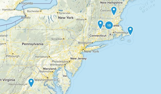 Hiking with Biscuit Map