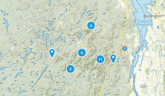 46 high peaks Map