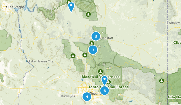 Hikes to try Map