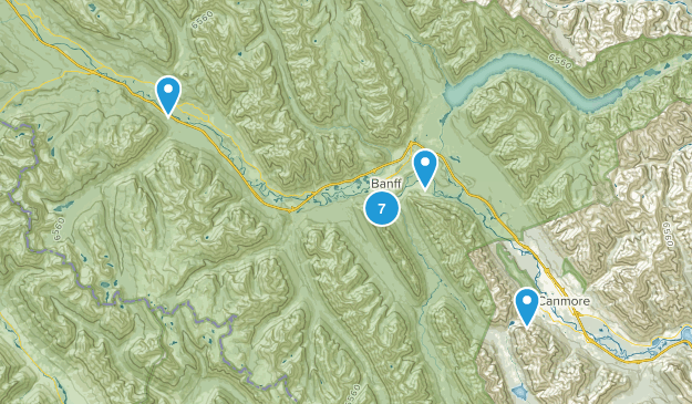 Banff Map