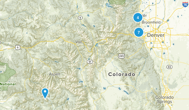 Hikes TO DO Map