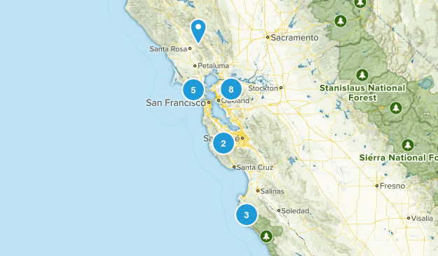 training hikes Map