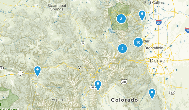 Visitor Hikes Map