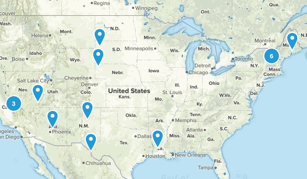 Western USA Map