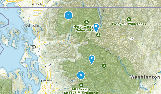 North Cascades Map