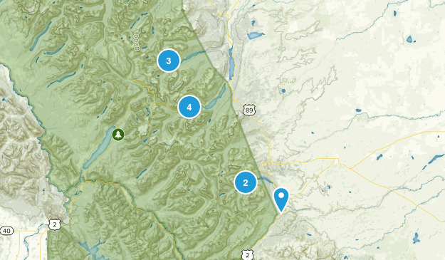 Glacier East Map