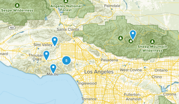 Training Hikes Map