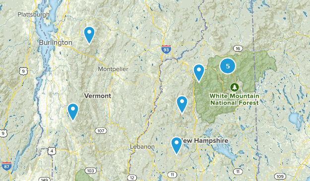 ski trails Map