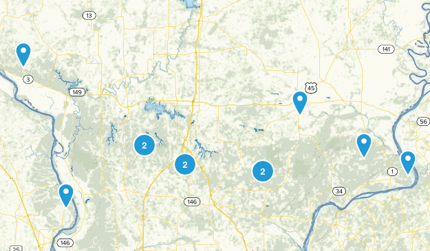 Trails to hike Map