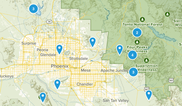 all day - valley Map