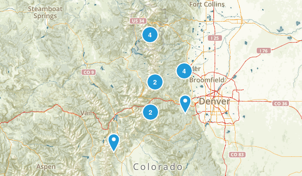 Hiking in colorado! Map
