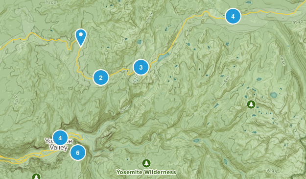 Yosemite Map