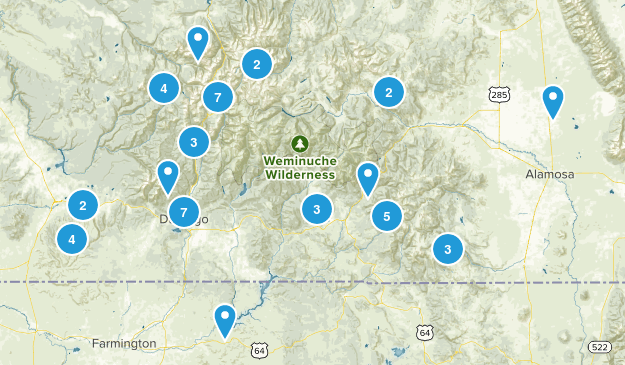 Pagosa Springs Map