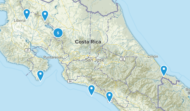 Costa Rica Vibes Map