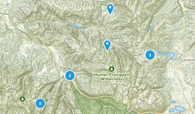 maroon bells Map
