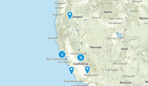 Dog on Leash CA Map