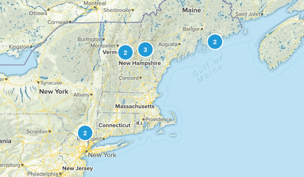 NE Trip Map