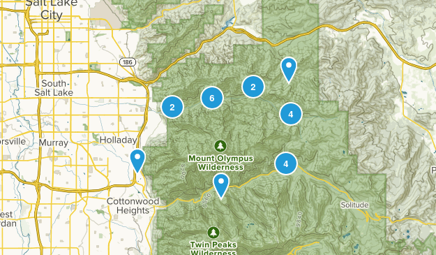 Millcreek Canyon Map