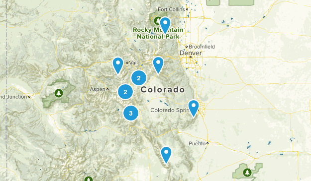 14ers Map