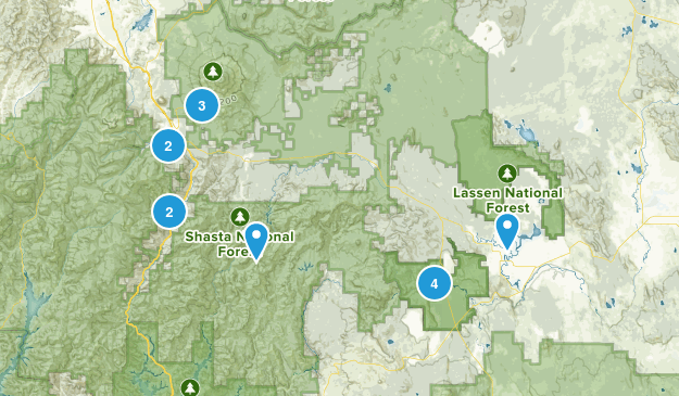 Mount Shasta Map