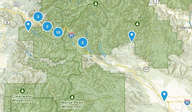 Summer Hikes Map