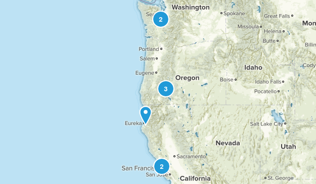 West Coast Trip Map
