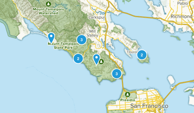Marin County Trails Map