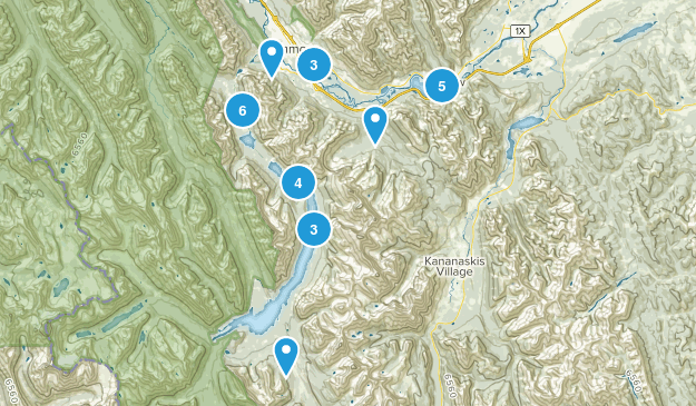 canmore Map