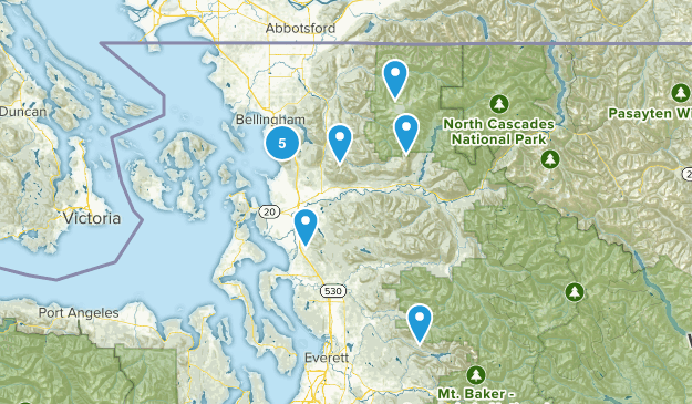 Burlington/Bellingham Map