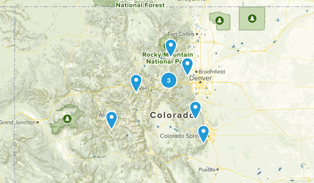 Colorado Trip Options Map