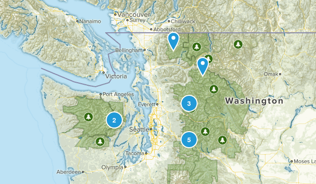 Backpacking Trips Map